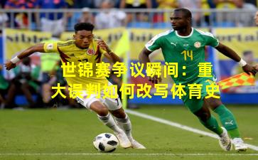 世锦赛争议瞬间：重大误判如何改写体育史